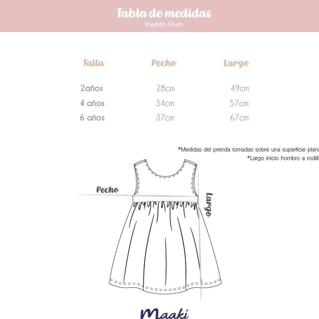 Vestido Blush MIKAMI MODA