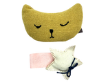 Broche de Cabeza de Gato con Estrella