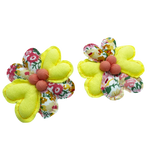 Juego de 2 broches mariposa y flor