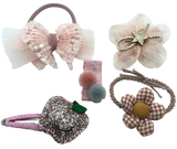 Set de 5 piezas con Fruta Glitter