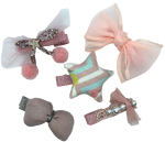 Set de 5 broches con Estrella Print