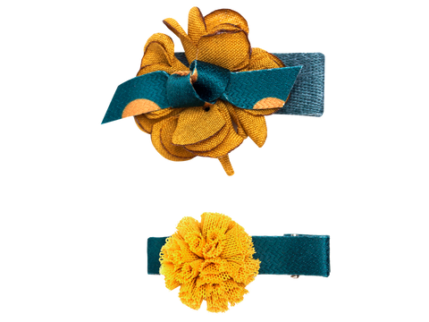 Broche de Flor y Mini Broche