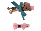 Broche Perrito y Mini Broche Moño