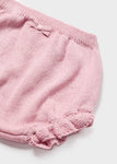 Conjunto 2 piezas tejido de algodón para recién nacido
