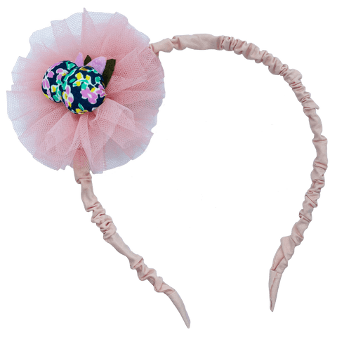 Diadema de Tul con Cerezas