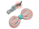 Moño con Print y Broche